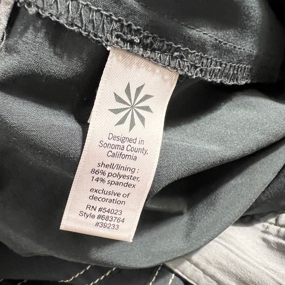 Athleta Gray Skirt Skort Size 12 Whatever - Picture 7 of 8